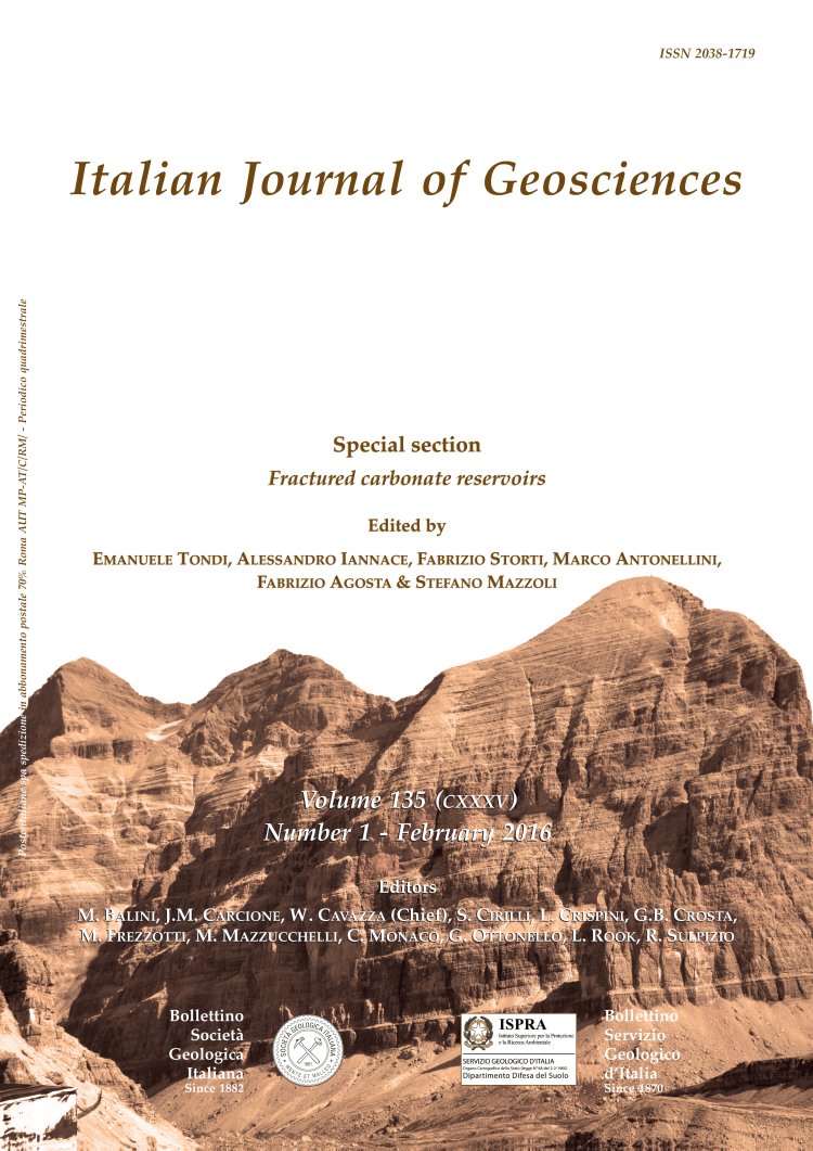 Geological Map Of The Eastern Sector Of The Gorgoglione Basin Southern